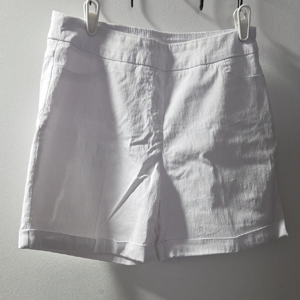Soft Surroundings Crisp White Women's Bermuda Shorts